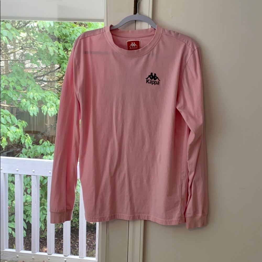 Kappa long sleeve pink T-shirt.   Size large
